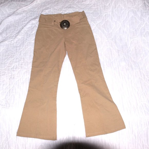 Ponny Tail Tan Pants Size Medium - Picture 2 of 4